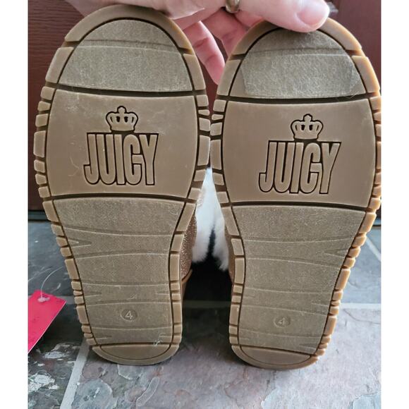 Girls Juicy Size 4 Sparkly Boots By Juicy Couture - Picture 6 of 10